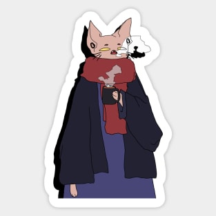 Coffee cat Sticker